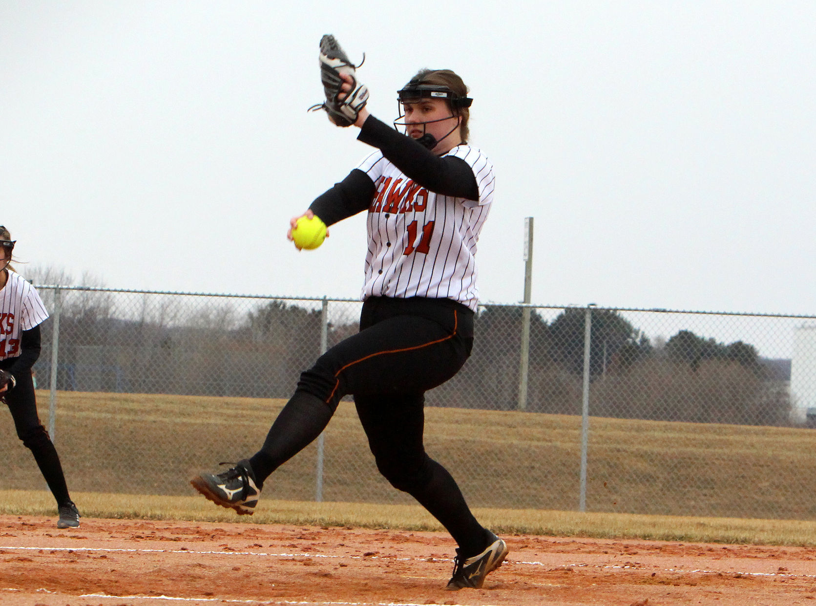 Elk Mound at Bloomer softball 4-4-19